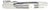 1990s Mikimoto Estate Tie Bar Sterling Silver 6.35 mm For Sale