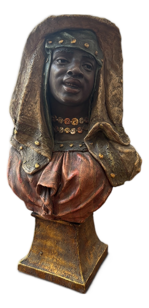 20th Century Terracotta Bust of a Girl by Goldscheider, 1890s