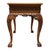 Chippendale Style Floral & Foliate Carved Mahogany Table C1900 For Sale - Image 11 of 15