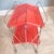 Vintage Italian Ellisse Red Two-Tier Folding Trolley, 1970s For Sale - Image 9 of 15