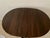 Brown Vintage 1930s Oval Gate-Leg Drop-Leaf Table by Elite Furniture Co. Excellent Condition For Sale - Image 8 of 17