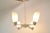 Metal Mid-Century White Chandelier, 1970s For Sale - Image 7 of 8