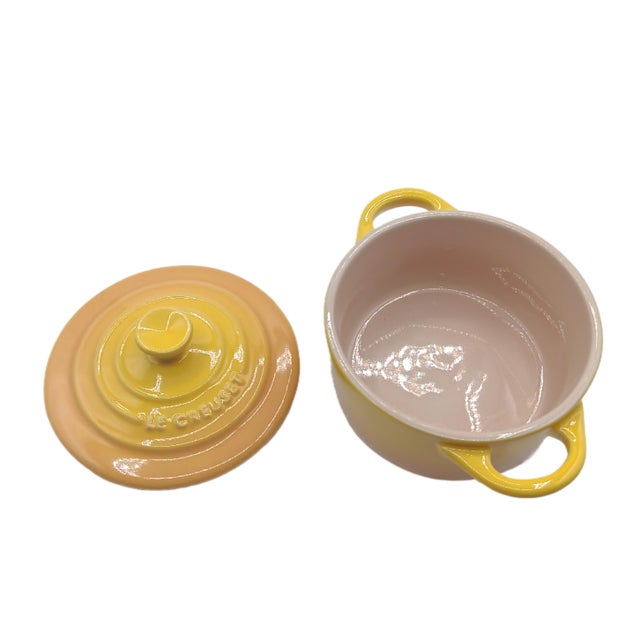 Le Creuset Stoneware Nectar Mini Cocotte & Ramekin 2 Piece Set For Sale - Image 4 of 9
