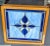 '80s Victorian Style Stained Glass Panel in Wood Frame For Sale - Image 4 of 5