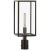 Fresno Post Light in Aged Iron with Clear Glass Designer: Chapman & Myers Height: 21" Base: 3" Round Post Cap Mounting:...