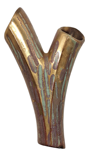 Mid-Century Ceramic Model Number 456 Branch Wall Vase, Germany, 1950s