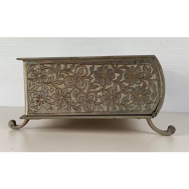 Music Box Vintage Silver Plated Chairish