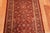 1930s Nazmiyal Collection Red Floral Vintage Persian Qum Silk Runner Rug For Sale - Image 5 of 7