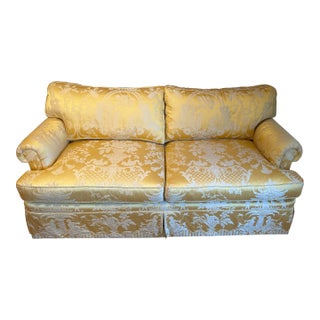 1980s Custom Upholstered Sofa For Sale