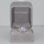 Modern 5.8Ct Rainbow Moonstone Cabochon Ring With Earth-Mined Diamonds: Solid 14k Gold, Size 6.75 For Sale - Image 3 of 9