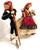 Rustic European Vintage Handcrafted Roldan Klumpe Spanish Folk Pair of Dolls For Sale - Image 3 of 12