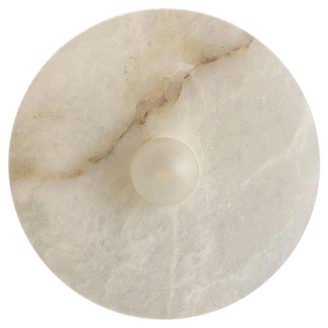 Alba Simple XXL Alabaster Wall Light by Contain For Sale - Image 4 of 4