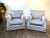 Super comfortable pair of Marge Carson lounge chairs. These are the plush chairs that everyone still wants; ones so...