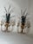 Metal Crystal 4-Arm Wheat Sheaf Wall Sconces from Banci Firenze, Italy, 1980s, Set of 2 For Sale - Image 7 of 17