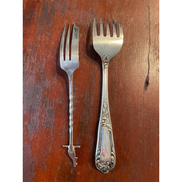 Antique Silver Sardine Fork & Kawga Fork Chairish
