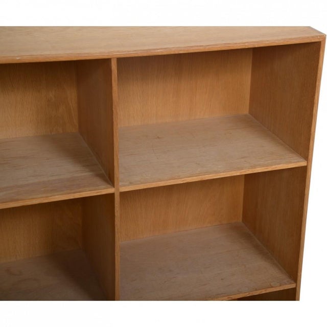 Vintage Bookcase in Oak by Mogens Koch, 1980s For Sale - Image 4 of 14