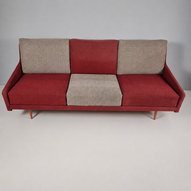 Vintage Fabric Sofa, 1970s For Sale - Image 6 of 9