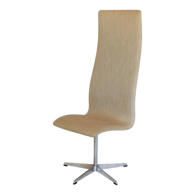 Oxford High Back Swivel Chair by Fritz Hansen For Sale