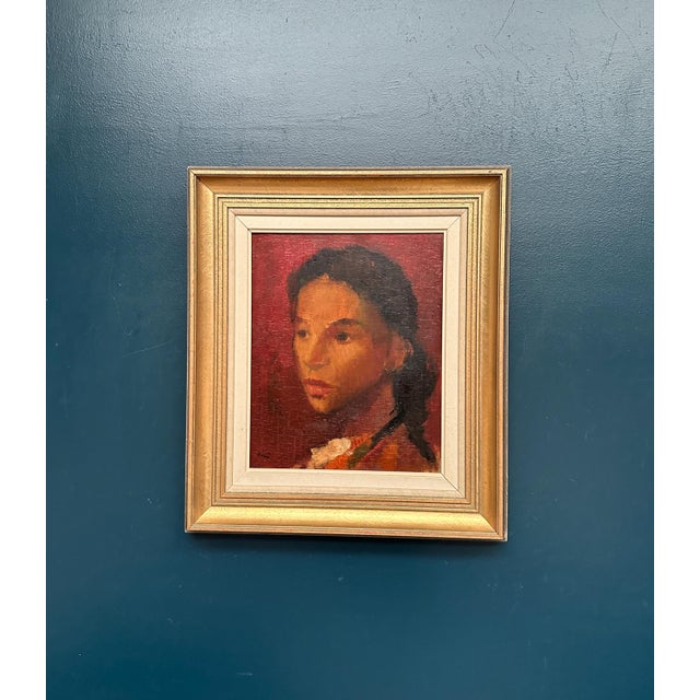 Hilding Rösiö, Spanish Girl, 1960s, Oil on Canvas, Framed For Sale - Image 13 of 18