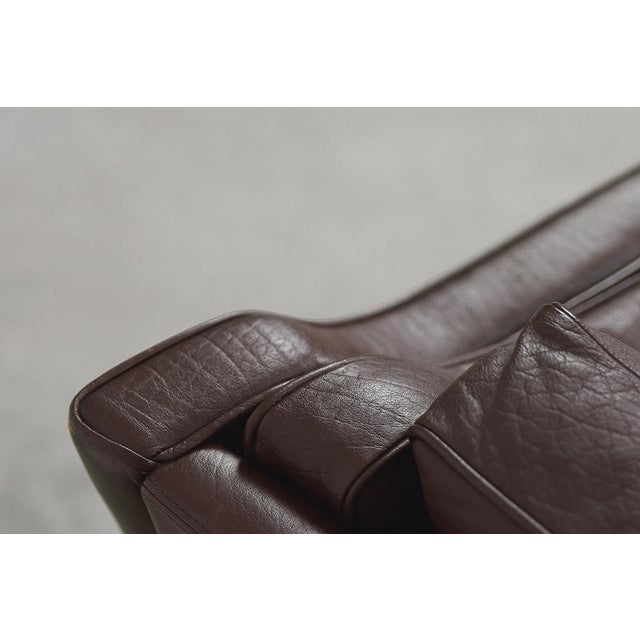 Set of Vintage Scandinavian Leather Sofas, 1970s For Sale - Image 13 of 18