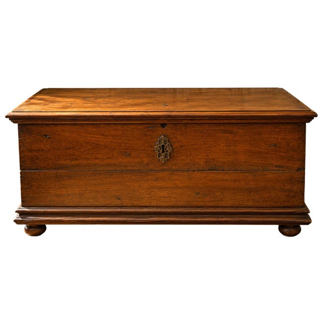 Louis XIII Burgundian Walnut Chest, 1600s For Sale - Image 9 of 9
