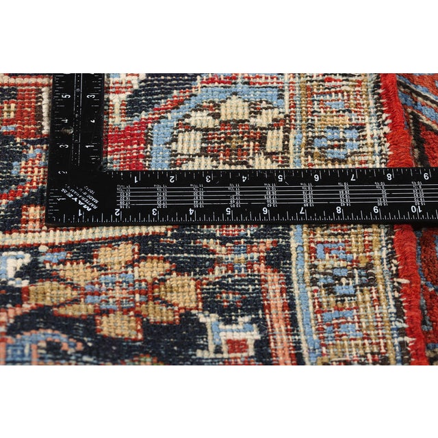 Antique Red Persian Dragon Heriz Rug - 07'00 X 10'00 For Sale In Dallas - Image 6 of 9