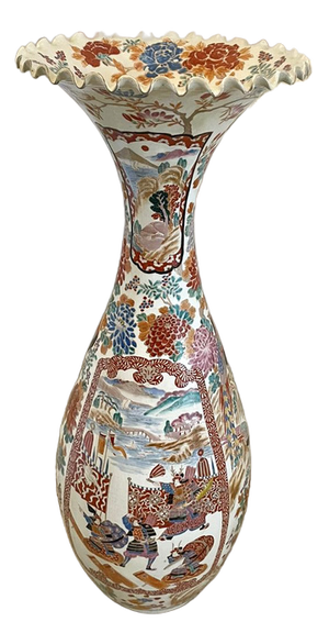 Large Antique 19th Century Japanese Imari Floor Standing Vase, 1880s