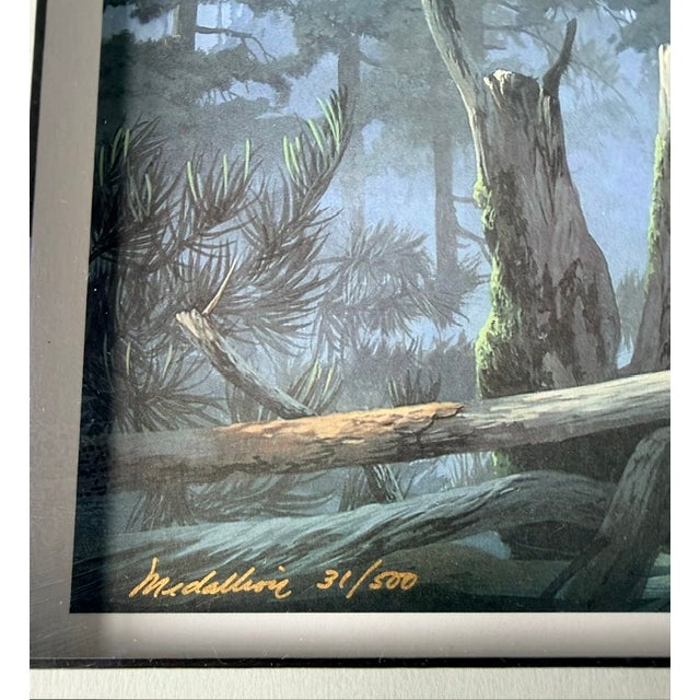 Figurative Mario Fernandez Signed "As Free as the Wind" Art Print - Medallion Edition 31/500 With Original Sketch Remarque & Cast Bronze For Sale - Image 3 of 6