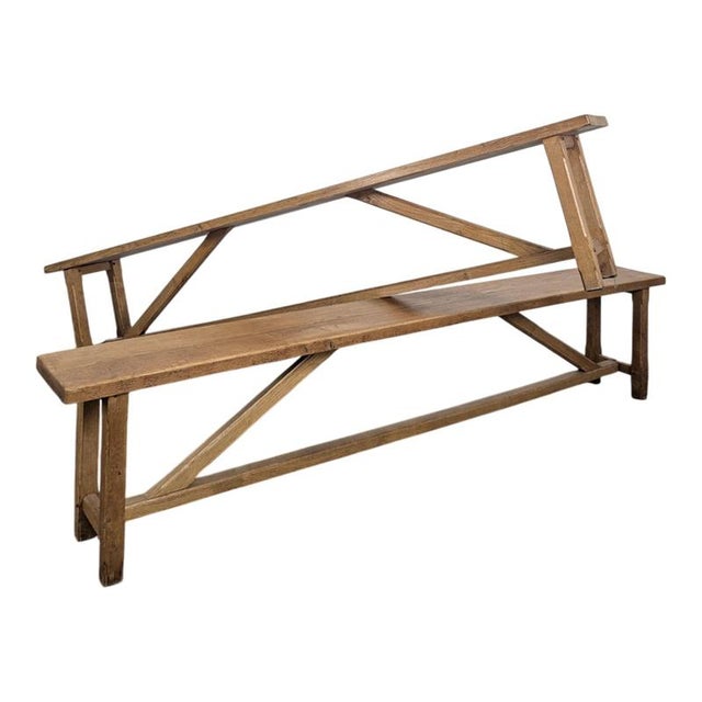 Benches in Oak, Set of 2 For Sale - Image 6 of 6