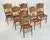 Oak Farmhouse Dining Chairs Set of 6, Carved Peacock Backs, Ronnoco 1978 For Sale - Image 9 of 18