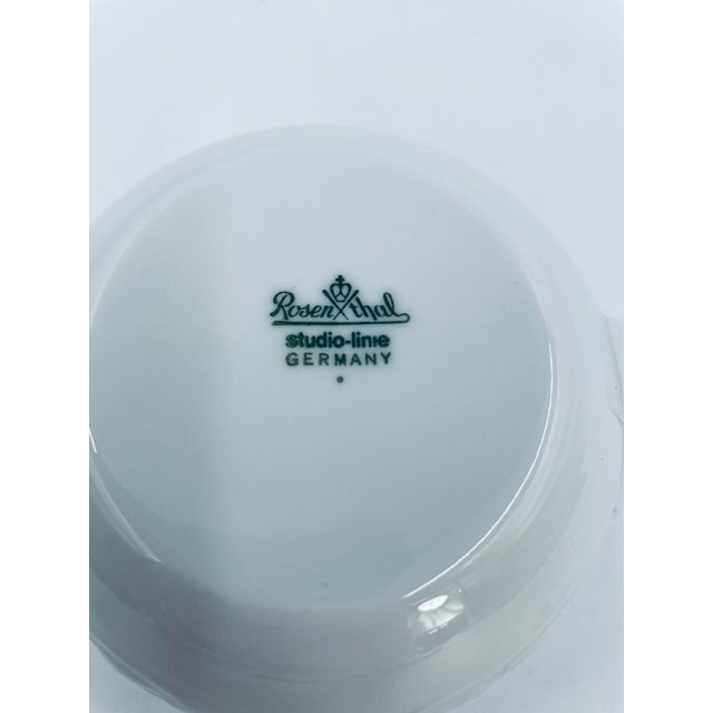 Asymmetria White Porcelain Bouillon Bowl from Rosenthal, 1965 For Sale - Image 6 of 9