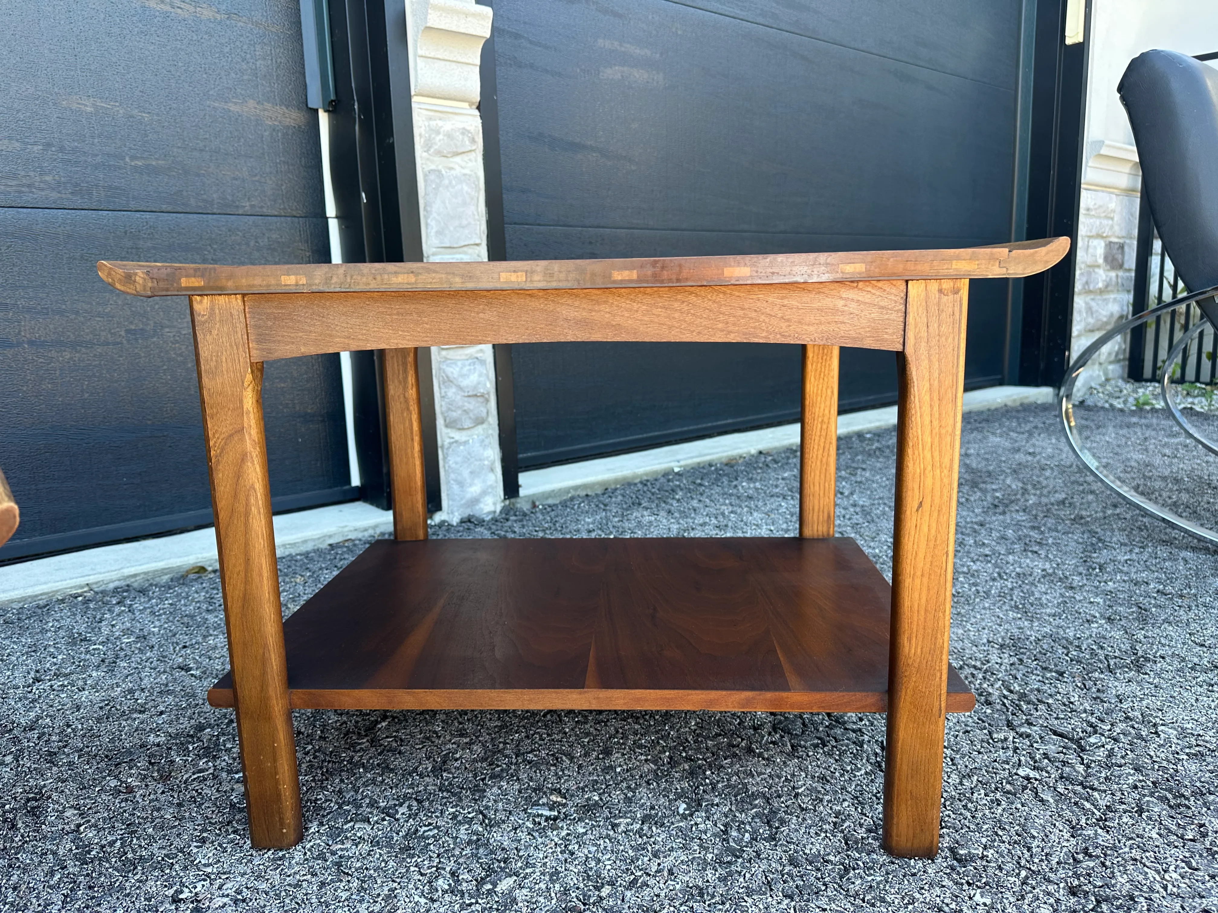 VOGUE【エルテ】vintage 木製 1960s Lane “Vogue” Mid-Century Modern Walnut Coffee Table & End