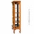 Antique 1900 American Oak Triple Curved Glass China Cabinet | Carved Lion Head & Claw Foot | Bow- Front China Cabinet For Sale - Image 4 of 12
