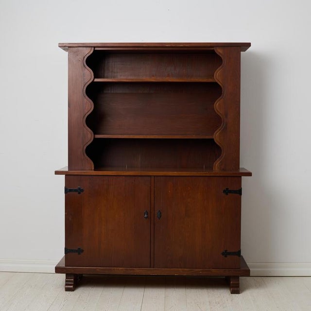 Swedish modern cabinet by Åby Möbelfabrik around the 1940s. Sport cabin furniture (Sportstugemöbel) by Otto Dahlin and...