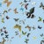Schumacher Sample - Schumacher X Peg Norris Queen's Flight Panel Set Wallpaper in Sky For Sale - Image 4 of 4
