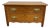 Antique Victorian Solid Golden Oak Two Drawer Chest For Sale