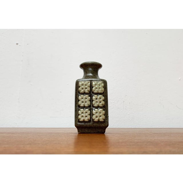 Small Mid-Century East German GDR Pottery Vase from VEB Haldensleben, 1960s For Sale - Image 17 of 17
