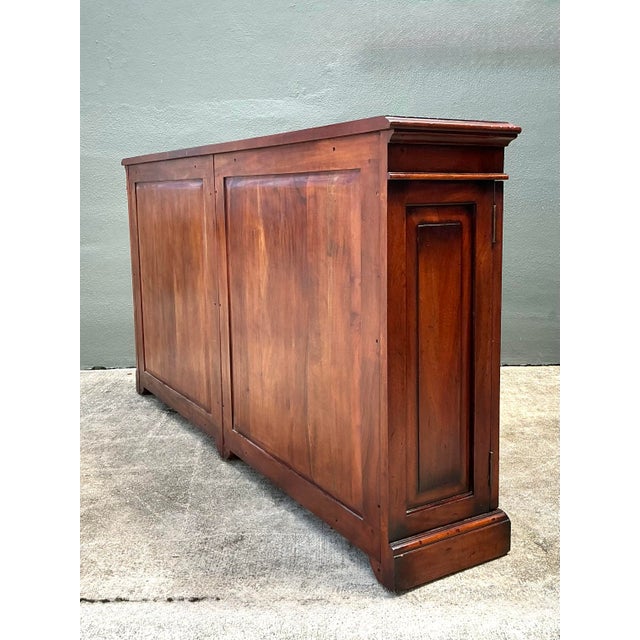 Vintage Beveled Glass Library Cabinet For Sale In West Palm - Image 6 of 12