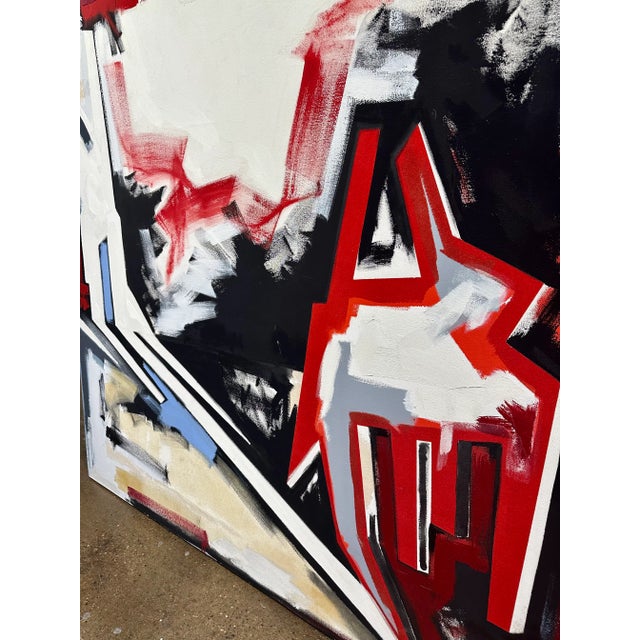 1970s Dennis Ashbaugh "Pope Blasts Reds Again" Large Painting 1979 Pop Art For Sale - Image 5 of 12