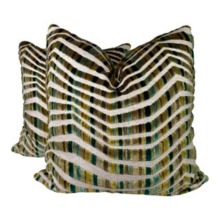 Opuzen "Tazza" in Evergreen For Sale