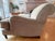 Custom Classic Roll Arm 3 Seat Sofa Upholstered in Velvet by Restoration Hardware, Attributed to George Smith For Sale - Image 17 of 18