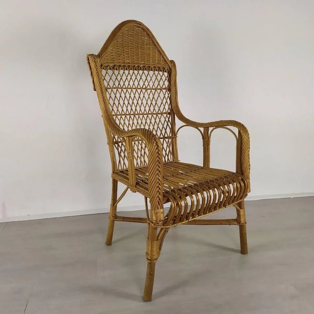 Vintage Rattan Chair For Sale - Image 18 of 18