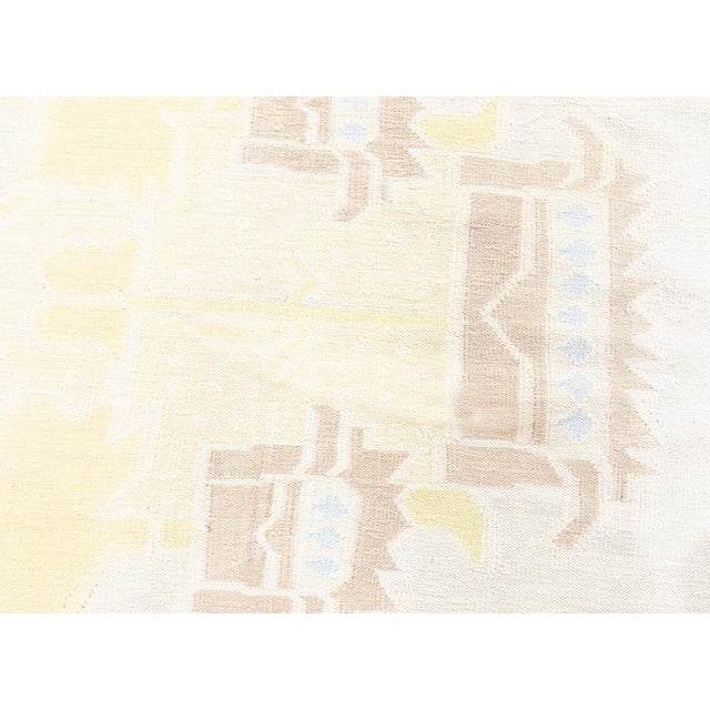 Indian Doris Leslie Blau Vintage Indian Dhurrie Rug Doris Leslie Blau For Sale - Image 3 of 9