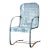 Mid-Century Metal Patio Chair For Sale - Image 9 of 9
