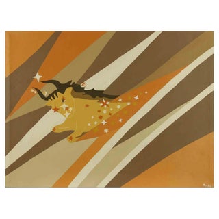 Genny Puccini, Taurus, 1973, Acrylic on Canvas For Sale