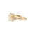 Modern 14k Yellow Gold Igi 3.03ctw Emerald Trapezoid Lab Grown Diamond Engagement Ring, Size 8 For Sale - Image 3 of 9