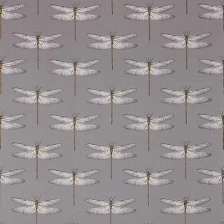 Harlequin Demoiselle Fabric in Graphite/Almond For Sale