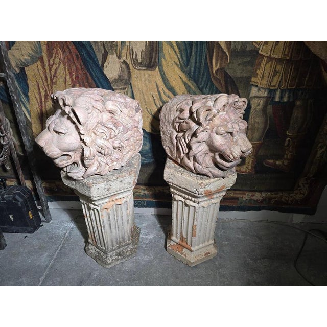 Pair of Cherub Sculptures, 1880, Terracotta For Sale - Image 3 of 16