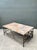 Contemporary Vintage Faux Bois Marble Top Coffee Table For Sale - Image 3 of 18