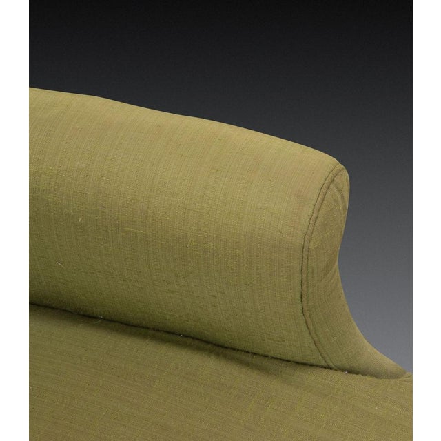 Wood Antique Upholstered Easy Lounge Chair, 1860 For Sale - Image 7 of 10